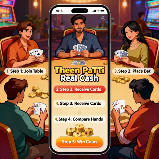 How to play Teen Patti Real Cash