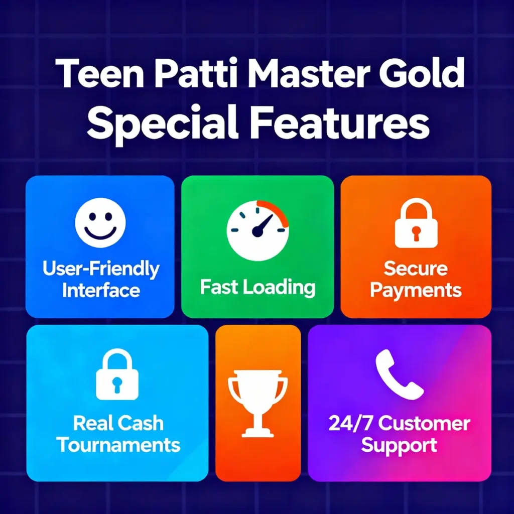 Some special features of Teen Patti Master Gold